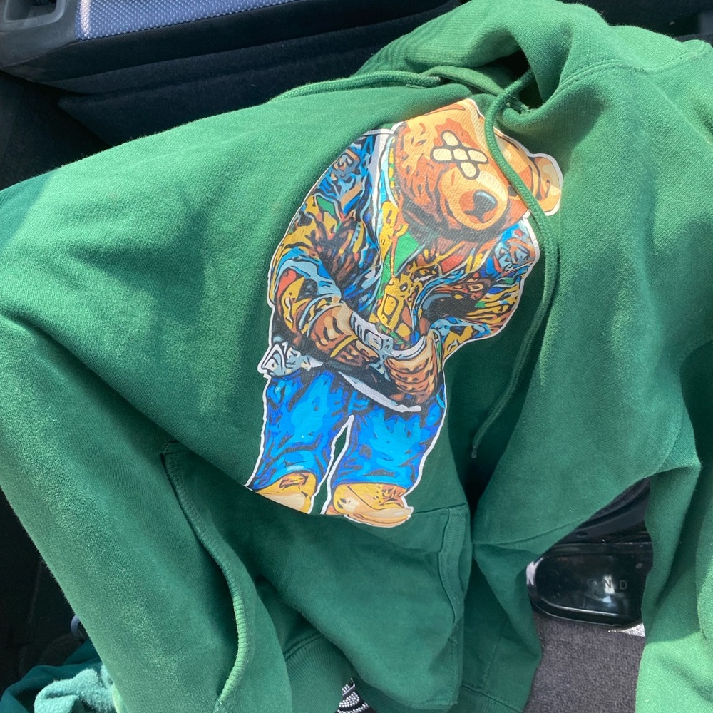 Custom Green hoodie